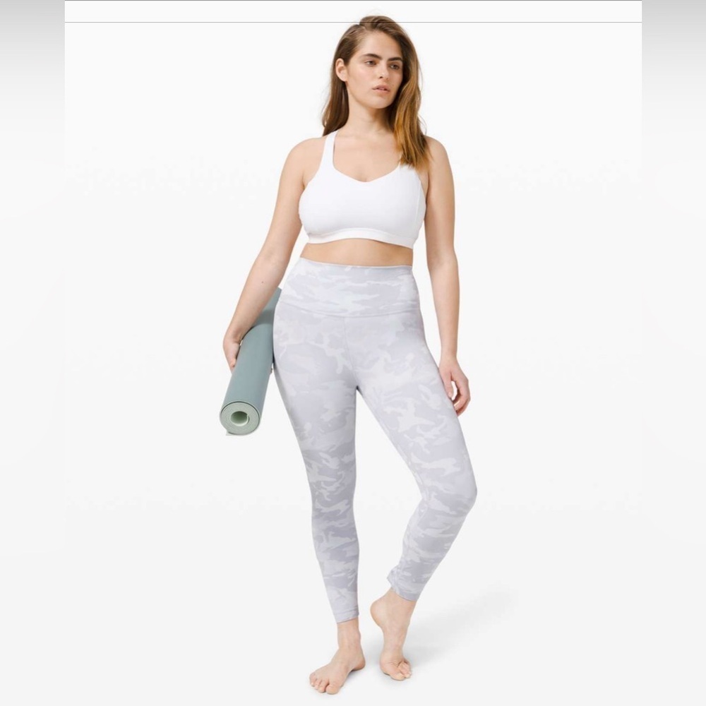 Lululemon Wunder Under High-Rise Tight 25" *Luxtreme Camo White Starlight